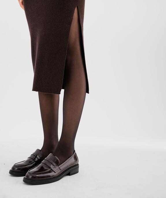 Robe pull longue fendue sur un côté femme vue5 - GEMO(FEMME PAP) - GEMO