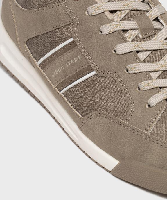 Tennis en toile look urbain homme - Urban Steps vue6 - URBAN STEPS GEMO FOR GOOD - GEMO