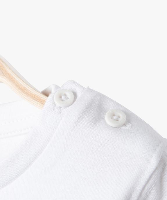 Tee-shirt bébé garçon imprimé fantaisie vue2 - GEMO(BEBE DEBT) - GEMO