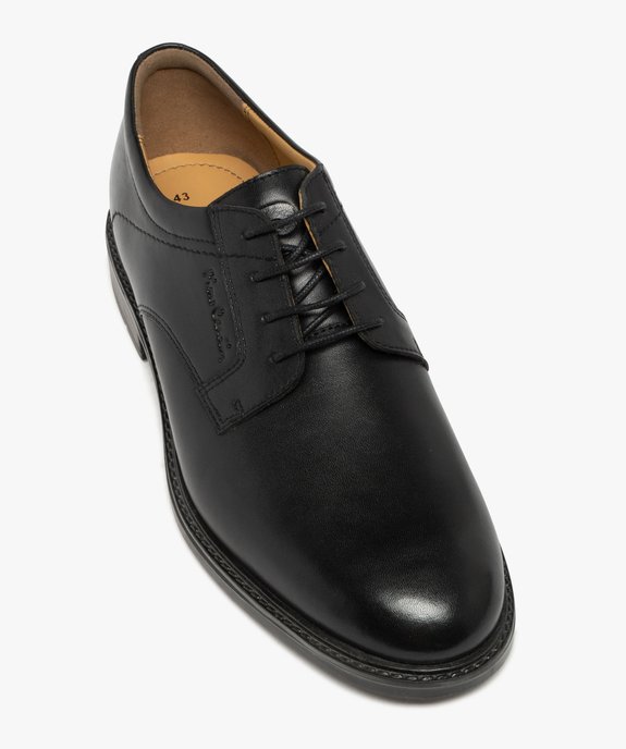 Derbies homme dessus en cuir à détails surpiqués - Pierre Cardin Diffusion vue6 - PIERRE CARDIN CONFORT - GEMO
