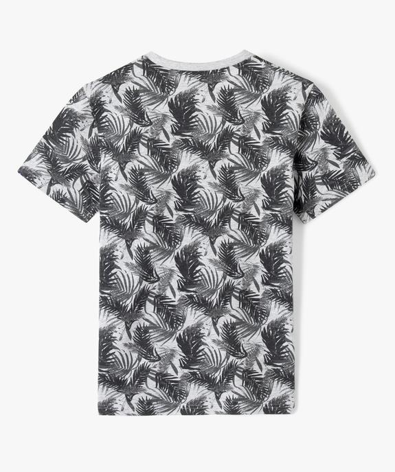 Tee-shirt imprimé à manches courtes garçon vue3 - GEMO (JUNIOR) - GEMO
