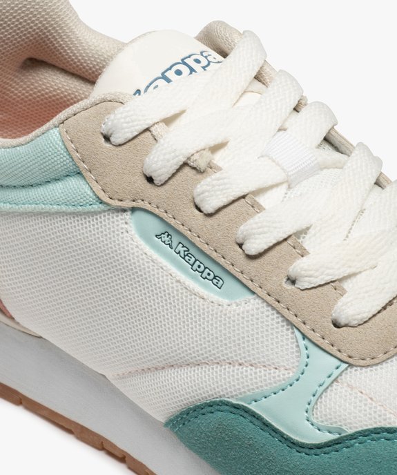 Baskets femme colorées toile et suédine – Kappa Electraw vue6 - KAPPA - GEMO