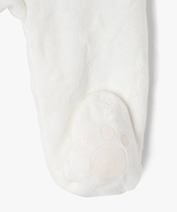 Surpyjama chaud et doux à capuche motif animal idéal Noël bébé vue4 - GEMO(BEBE DEBT) - GEMO