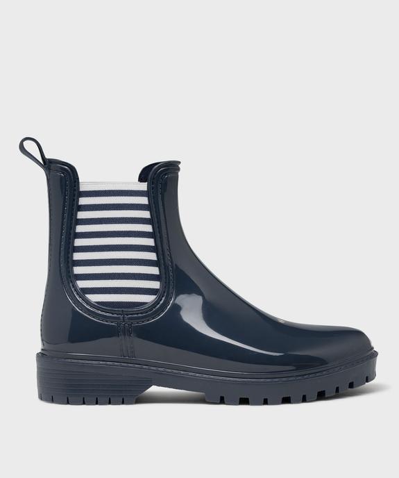 Boots de pluie avec élastiques léopard femme - Follow Me vue1 - FOLLOW ME - GEMO