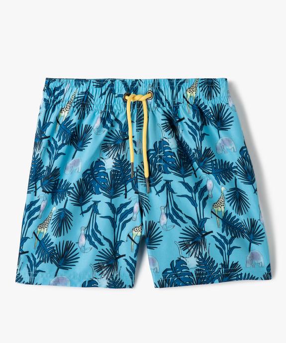 Short de bain garçon avec motifs de la savane vue1 - GEMO (ENFANT) - GEMO