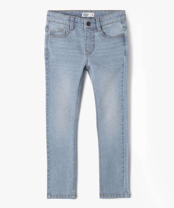 Jean slim extensible à taille réglable garçon vue1 - GEMO 4G GARCON - GEMO