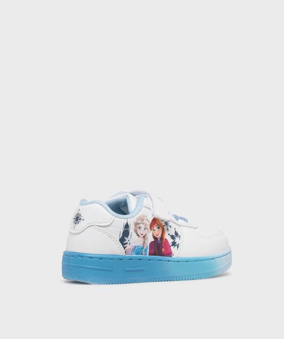 Baskets à scratch avec motif Reine des Neiges fille - Disney vue4 - REINE DES NEIGE - GEMO