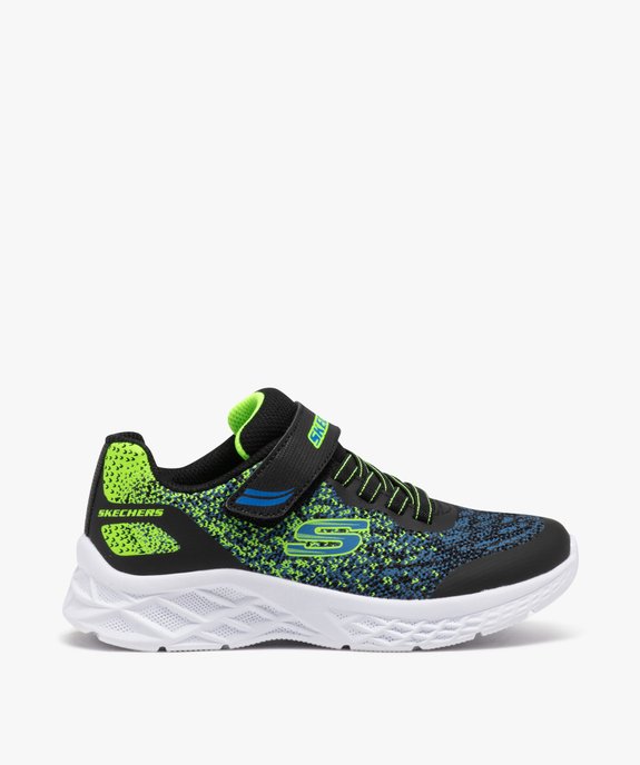 Baskets garçons running à reliefs colorés - Skechers vue1 - SKECHERS - GEMO