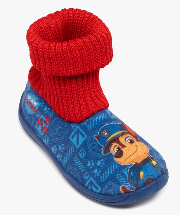 Chaussons garçon à col chaussette - Pat Patrouille vue5 - PAT PATROUILLE - GEMO