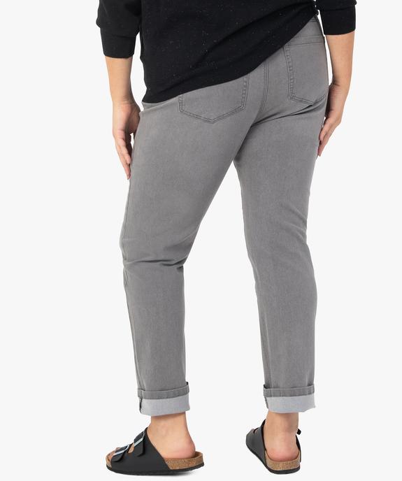 Jean femme grande taille extensible coupe Slim vue3 - GEMO (G TAILLE) - GEMO