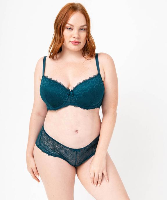 Soutien-gorge grande taille à armatures et coques fines  vue3 - GEMO(HOMWR FEM) - GEMO