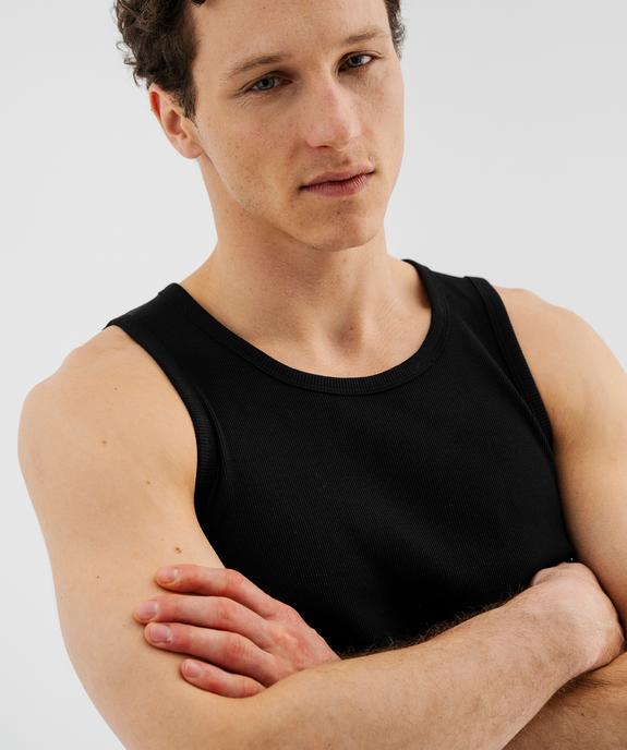 Débardeur en maille côtelée homme vue5 - GEMO 4G HOMME - GEMO