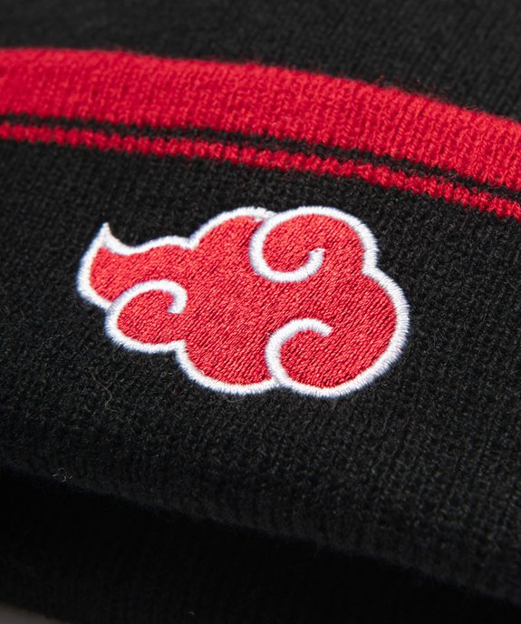 Bonnet  en maille avec revers fantaisie garçon - Naruto Shippuden vue2 - NARUTO - GEMO