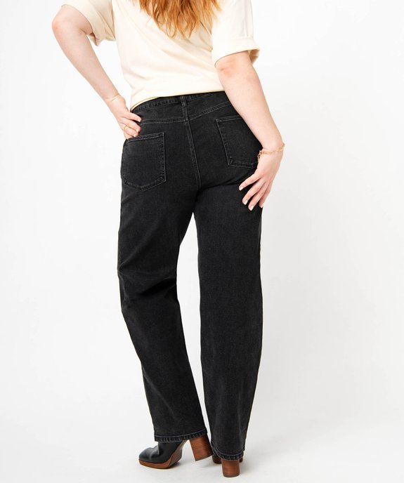 Jean femme grande taille coupe Straight vue3 - GEMO 4G GT - GEMO
