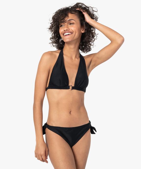 Haut de maillot de bain femme forme triangle vue3 - GEMO 4G FEMME - GEMO