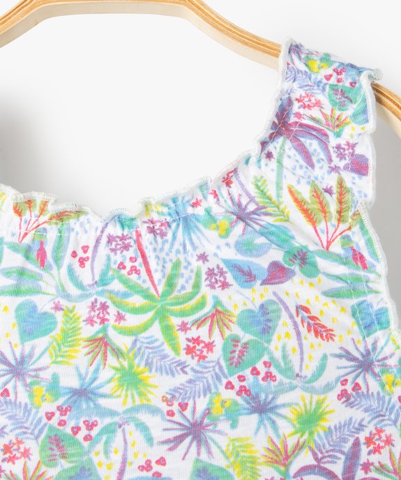 Ensemble bébé fille 2 pièces : débardeur et short imprimés vue2 - GEMO(BEBE DEBT) - GEMO
