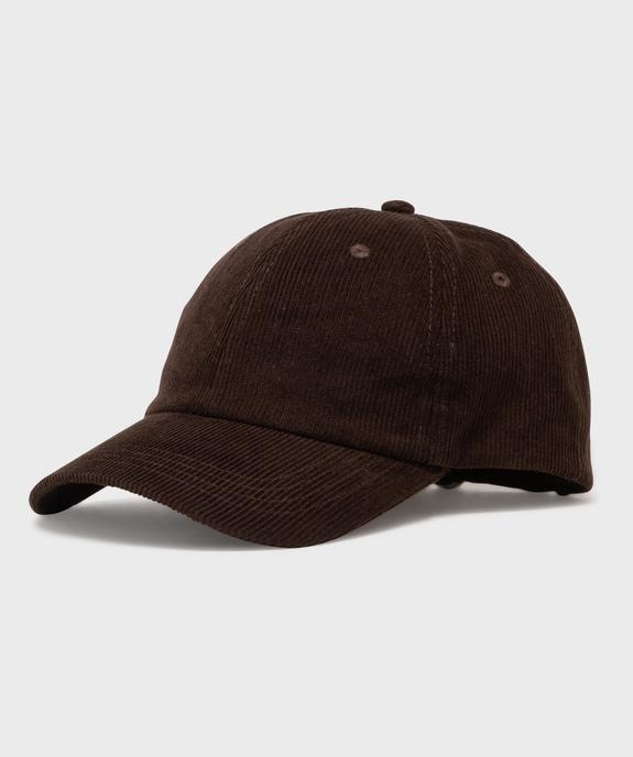 Casquette en velours côtelé femme vue1 - GEMO (ACCESS) - GEMO