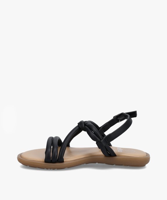 Sandales fille à fines brides rembourrées vue3 - GEMO (ENFANT) - GEMO