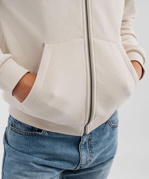 Sweat zippé à capuche homme vue4 - GEMO 4G HOMME - GEMO