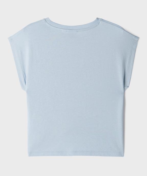 Tee-shirt manches courtes coupe loose imprimé fille - Les Sisters vue3 - LES SISTERS - GEMO