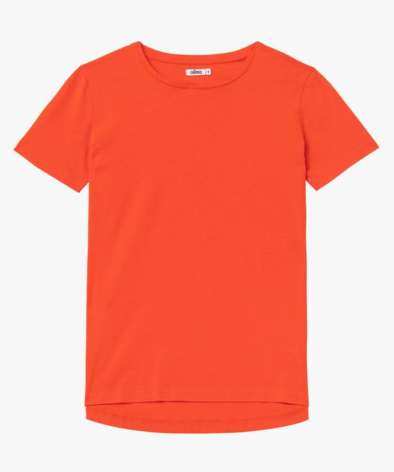 Tee-shirt à manches courtes et col rond femme vue4 - GEMO(FEMME PAP) - GEMO