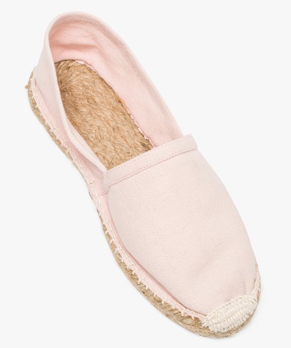 Espadrilles unies avec bout renforcé vue5 - GEMO (PLAGE) - GEMO
