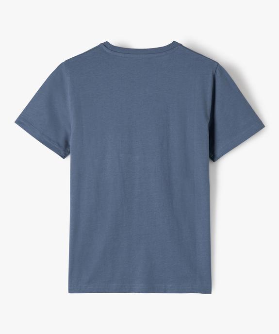 Tee-shirt garçon à manches courtes avec motif de Noël vue3 - GEMO (JUNIOR) - GEMO