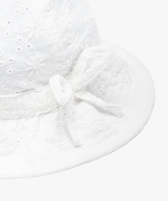 Bob bébé fille en broderie anglaise vue2 - GEMO(BEBE DEBT) - GEMO