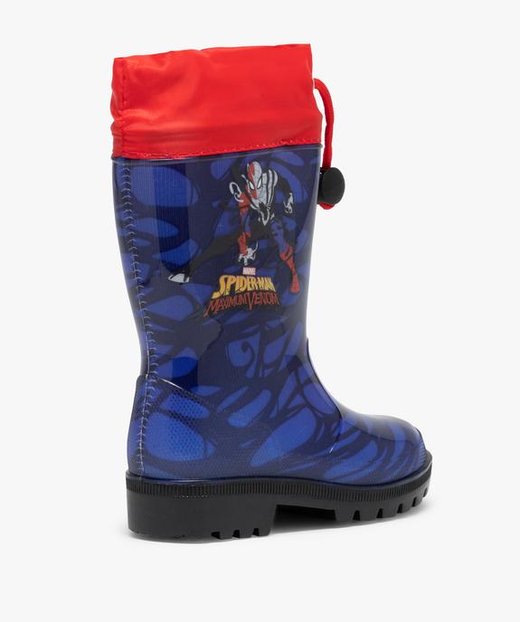 Bottes de pluie garçon à col ajustable - Spiderman vue4 - SPIDERMAN - GEMO
