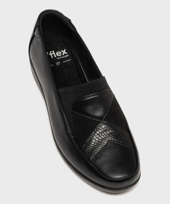 Mocassins confort légers et souples à talon compensé femme vue5 - G'FLEX GEMO FOR GOOD - GEMO