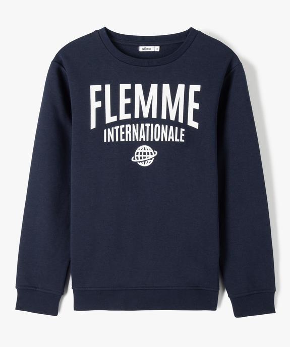 Sweat garçon en molleton avec imprimé fun vue1 - GEMO (JUNIOR) - GEMO