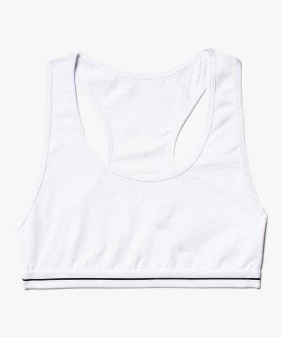 Brassière avec dos nageur fille vue1 - GEMO 4G FILLE - GEMO