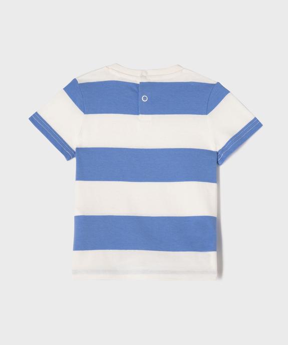 Tee-shirts manches courtes imprimés bébé garçon (lot de 2) vue5 - GEMO 4G BEBE - GEMO