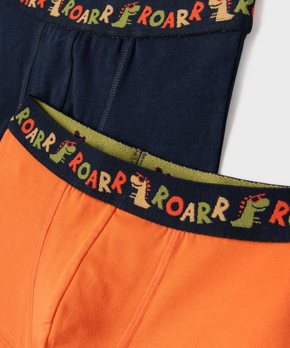 Boxer en coton stretch garçon (lot de 2) vue2 - GEMO 4G GARCON - GEMO