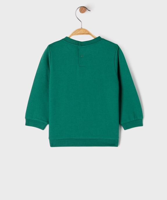 Sweat léger avec motif poitrine bébé garçon vue3 - GEMO(BEBE DEBT) - GEMO