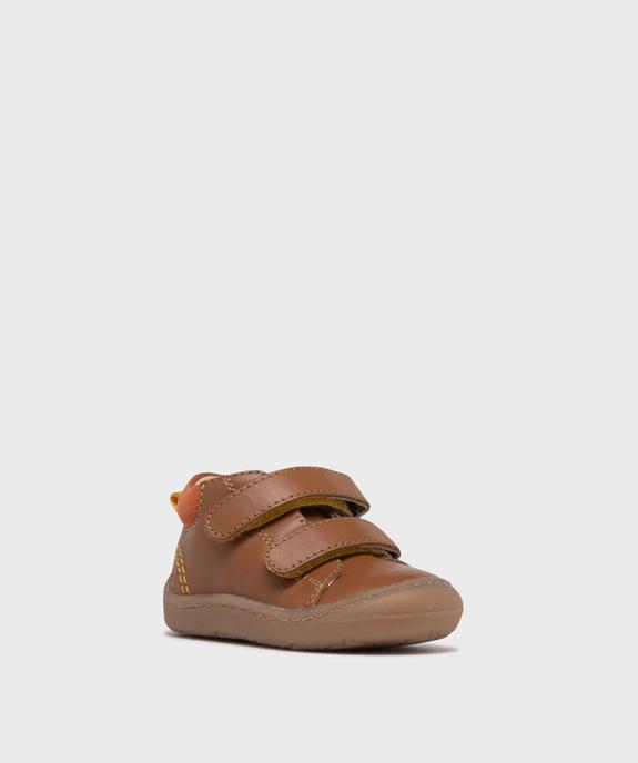 Chaussures premiers pas en cuir bébé garçon NA! vue2 - NA! GEMO FOR GOOD - GEMO