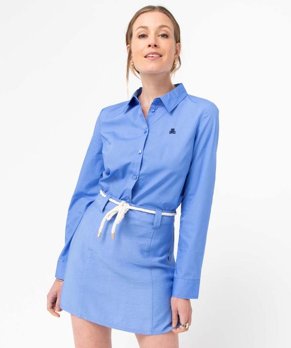 Jupe femme avec ceinture en corde - LuluCastagnette vue6 - LULUCASTAGNETTE - GEMO