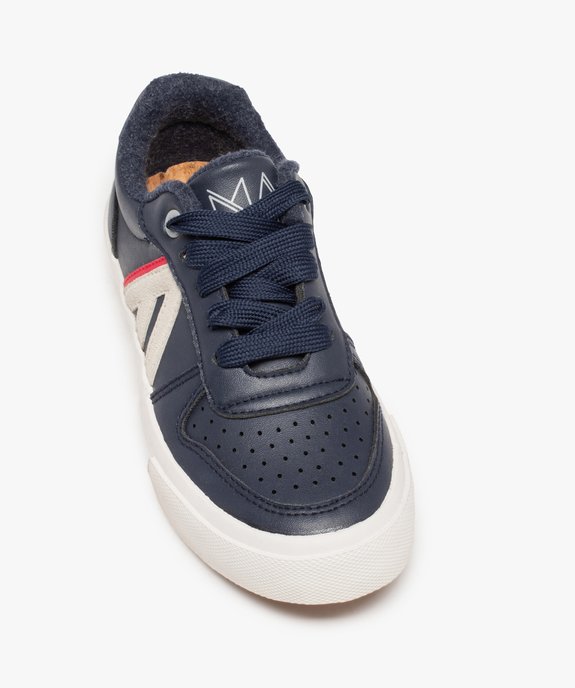 Baskets garçon unies à lacets – Alma Planète vue5 - ALMA PLANETE - GEMO