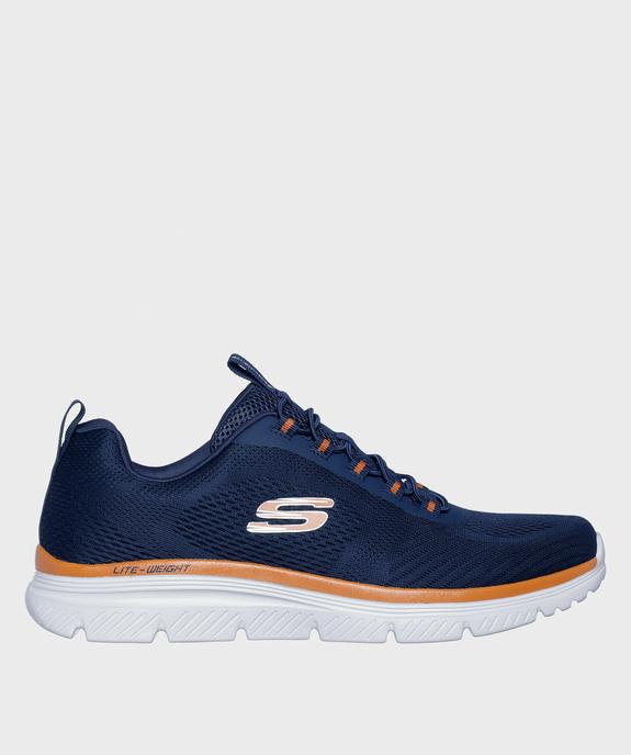 Baskets running Burns 2.0 en mesh homme - Skechers vue1 - SKECHERS - GEMO