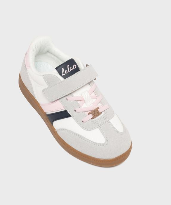 Baskets à scratch esprit campus fille - LuluCastagnette vue5 - LULUCASTAGNETTE - GEMO
