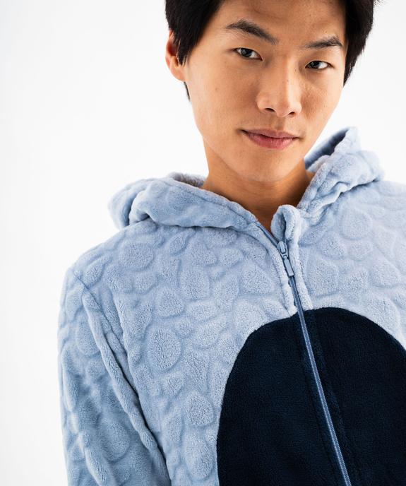 Combinaison pyjama à capuche en maille  motif dinosaure homme vue5 - GEMO(HOMWR HOM) - GEMO