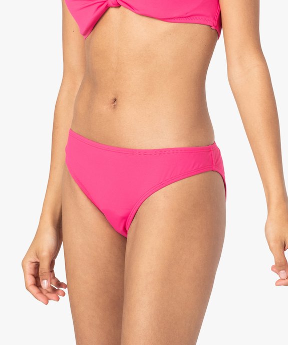 Bas de maillot de bain femme forme culotte vue1 - GEMO 4G FEMME - GEMO