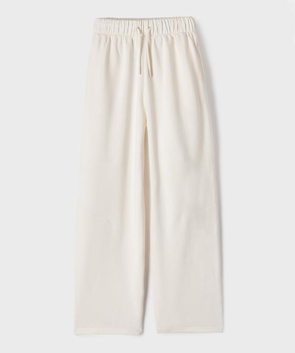 Pantalon de jogging coupe barrel fille vue1 - GEMO 4G FILLE - GEMO