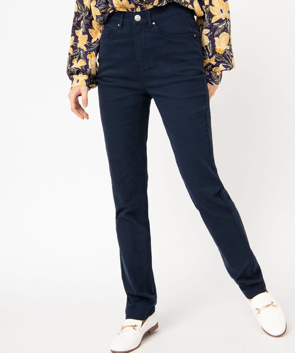 Pantalon coupe Regular taille normale femme vue1 - GEMO 4G FEMME - GEMO