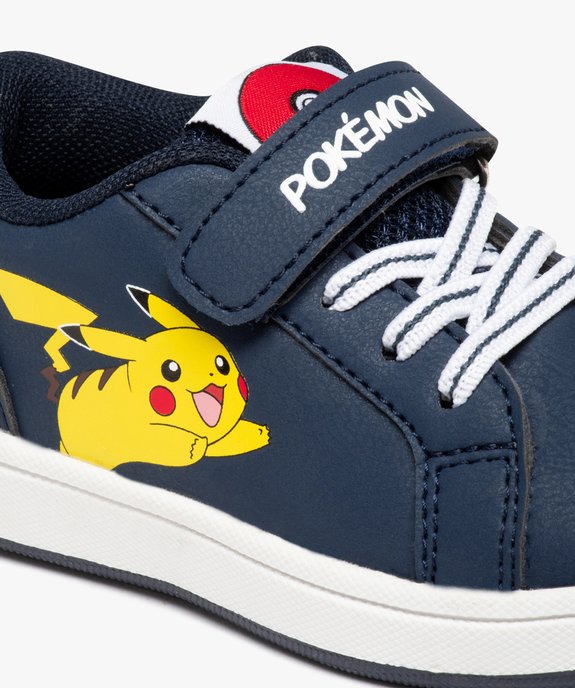 Baskets garçon à tige basse en matière mate - Pokémon vue6 - POKEMON - GEMO