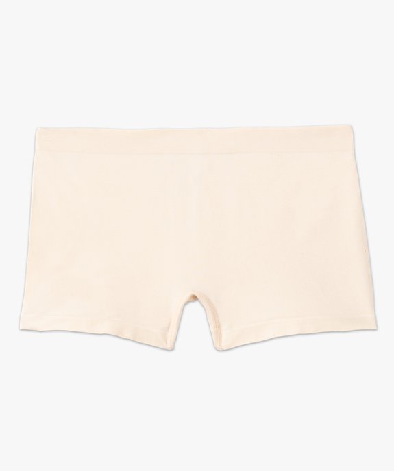 Boxer en maille extensible femme vue4 - GEMO 4G FEMME - GEMO