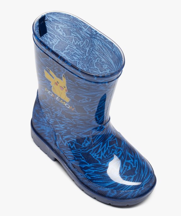 Bottes de pluie garçon Pikachu - Pokémon vue5 - POKEMON - GEMO