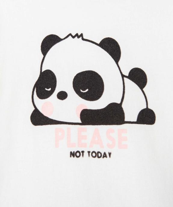 Tee-shirt fille à manches longues motif animal en velours vue3 - GEMO (ENFANT) - GEMO