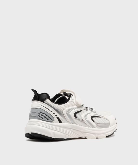 Baskets running à scratch multicolores garçon - 5 Miles vue4 - 5 MILES - GEMO