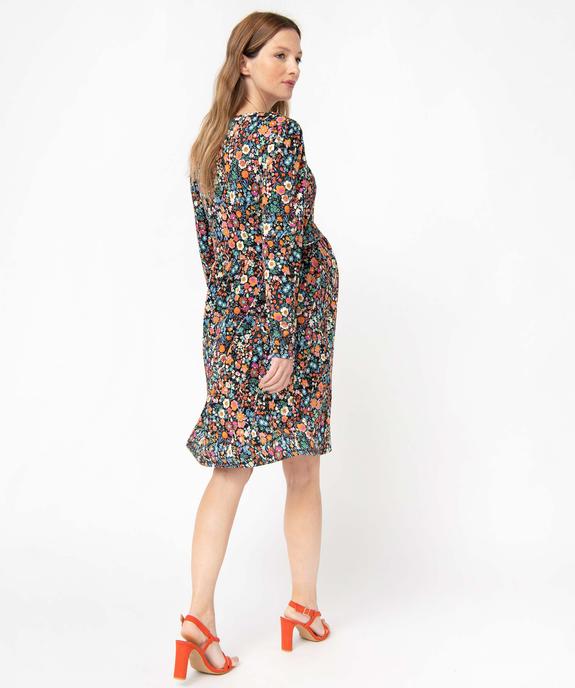 Robe d'allaitement à manches longues et motifs vue3 - GEMO (MATER) - GEMO